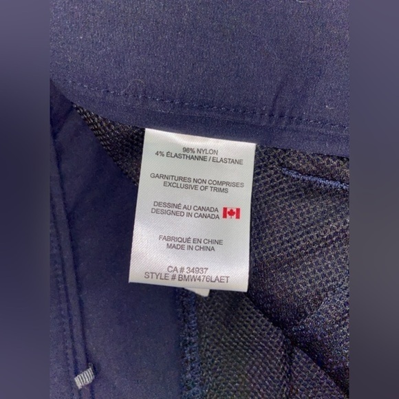 2/40$‎ Men’s Black Mountain Black stretchy Nylon outdoor cargo shorts size 33 - Picture 7 of 12